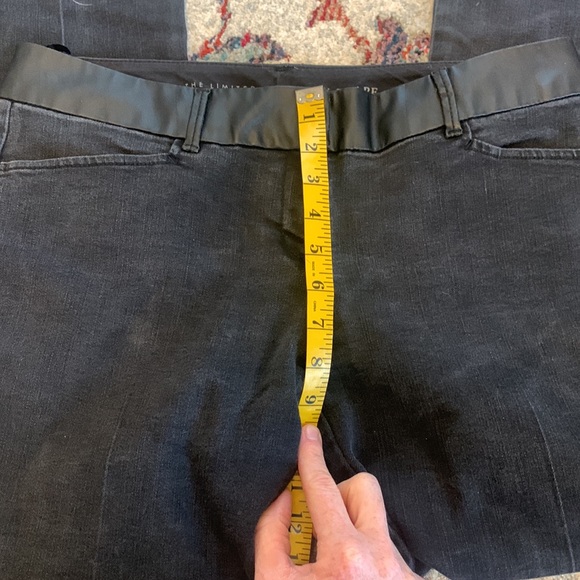 Limited black flare bootcut jeans denim size 10 - Picture 14 of 14